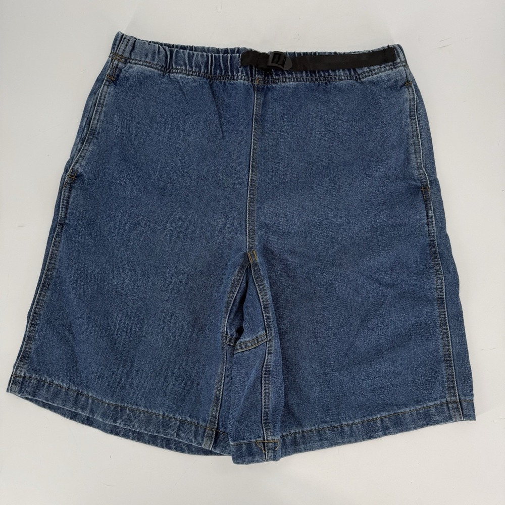 Stanley Carpenter Shorts Mens 36 Medium Wash Denim Blue Utility Workwear Jeans